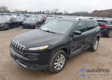2016 Jeep Cherokee Limited z USA, uszkodzony, nr VIN 1C4PJMDS3GW194075